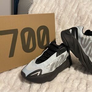 Adidas Black and White Yeezy Sneakers